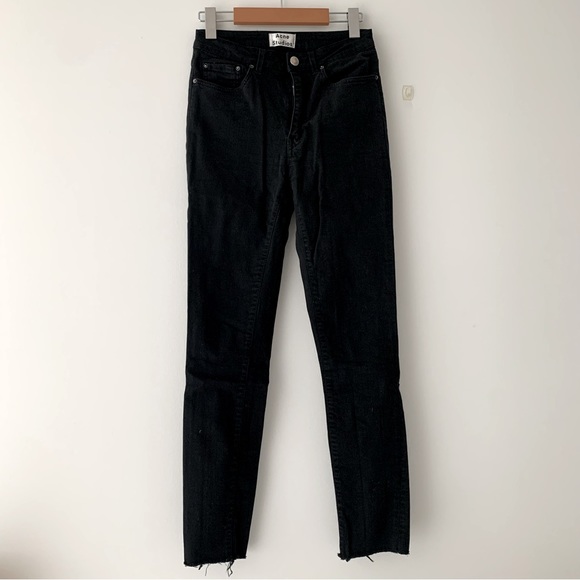 Acne Studios Pin Black denim jeans in size 29/32 - Picture 1 of 6